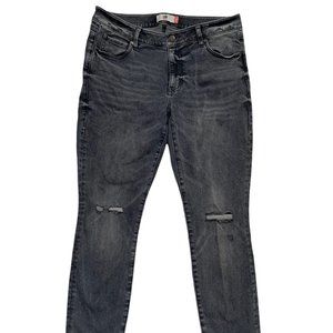 CAbi Womens Faded Gray Jeans - Style# 3939 - Size 14